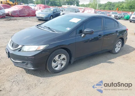 2014 Honda Civic Lx z USA, uszkodzony, nr VIN 19XFB2F5XEE203480